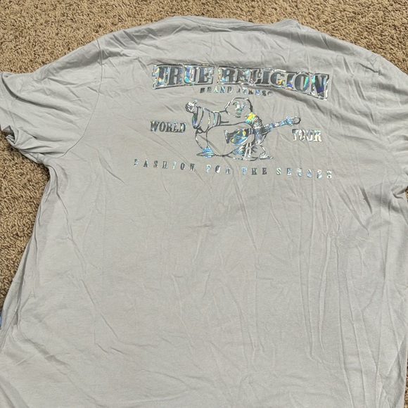 True Religion Men's Buddha Logo Tee T-Shirt - Picture 4 of 5